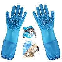 Algopix Similar Product 2 - Dog Washing Gloves Pet Grooming Gloves