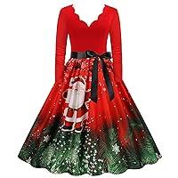 Algopix Similar Product 12 - Christmas Red Dresses for Women Plus