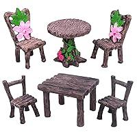 Algopix Similar Product 16 - Trasfit 6 Pieces Miniature Table and