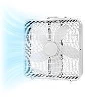 Algopix Similar Product 12 - Comfort Zone Box Fan with Carry Handle