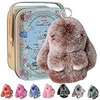 Algopix Similar Product 11 - Christmas Bunny Lulu Keychain Bunny