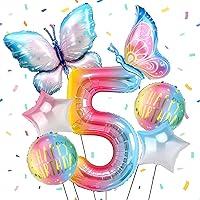 Algopix Similar Product 9 - Butterfly Number Birthday Balloons 40