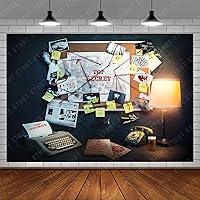 Algopix Similar Product 7 - EMDSPR Detective Backdrop 5x3ft Agent