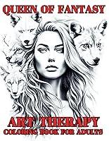 Algopix Similar Product 13 - Queen of Fantasy Art Therapy Coloring