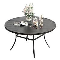 Algopix Similar Product 20 - VICLLAX 54 Outdoor Round Patio Table