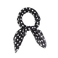 Algopix Similar Product 3 - MissShorthair 50s Chiffon Scarf Sheer