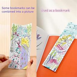 Pocket Watercolor Painting Book, Watercolor Paint Bookmark, Travel Pocket  Watercolor Kit, Improve Child's Creativity and Concentration for Artist