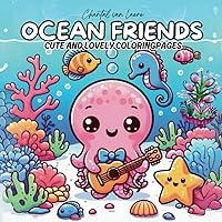 Algopix Similar Product 9 - Ocean Friends Coloring Book for Adults