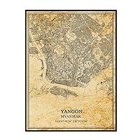 Algopix Similar Product 4 - TANOKCRS Yangon Myanmar Wall Art