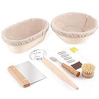 Algopix Similar Product 17 - DOYOLLA Bread Proofing Baskets Set of