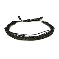 Algopix Similar Product 1 - Black Rope String Bracelet  Unisex