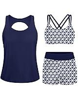 Algopix Similar Product 8 - Yonique 3 Piece Swimsuits for Women
