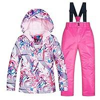 Algopix Similar Product 11 - OLEK Girls Waterproof Ski Snowboarding