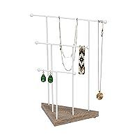 Algopix Similar Product 15 - HoneyCanDo Geo 3 Tier Necklace Stand