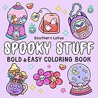 Algopix Similar Product 1 - Spooky Stuff Coloring Book for Adults