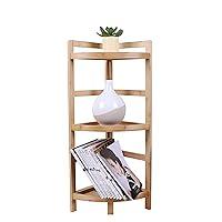 Algopix Similar Product 11 - GREEHOMEDE 3 Tier Bamboo Corner Shelf