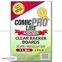 Algopix Similar Product 15 - Comic Pro Line CLEAR Backer Boards