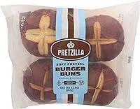 Algopix Similar Product 19 - PRETZILLA Frozen Pretzel Burger Bun