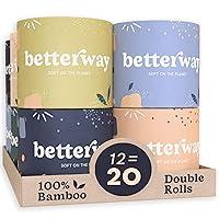 Algopix Similar Product 3 - Betterway Bamboo Toilet Paper 3 Ply 