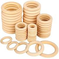 Algopix Similar Product 8 - HNYYZL 50 Pcs Unfinished Solid Wooden