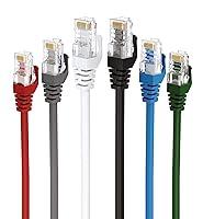 Algopix Similar Product 7 - BlueRigger CAT6 Ethernet Cable 6FT  12