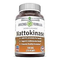 Algopix Similar Product 14 - Amazing Formulas Nattokinase Dietary