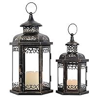 Algopix Similar Product 15 - DECORKEY Hexagon Candle Lantern