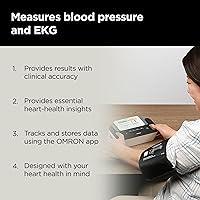  Checkme BP2A Blood Pressure Monitor for Home Use Upper Arm -  Bluetooth BP Machine Cuff, Accurate Digital Readings in 30 Seconds,  Unlimited Data Stored in App for iOS & Android, FSA/HSA