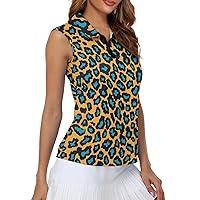 Algopix Similar Product 3 - PCSJRKG Leopard Printed Golf Shirt