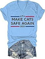 Algopix Similar Product 20 - Make Cats Safe Again ShirtMake Cats