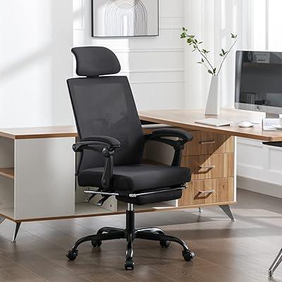 Executive Elastic All-Mesh Ergonomic Chair w/Headrest