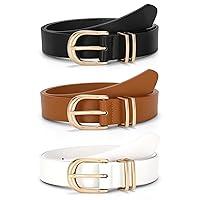 Algopix Similar Product 8 - JASGOOD 3 Pack Women Belts For Jeans