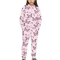 Algopix Similar Product 4 - Yuuxorilu Pink Butterfly 2 Piece