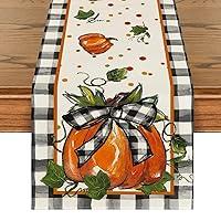 Algopix Similar Product 4 - Artoid Mode Pumpkin Bow Buffalo Plaid