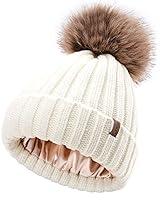 Algopix Similar Product 9 - FURTALK Toddler Beanie Satin Lined Baby