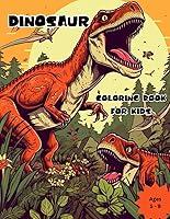 Algopix Similar Product 14 - Dinosaur Coloring book Aged 59