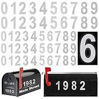 Algopix Similar Product 20 - Mailbox Numbers 50 PCS Reflective