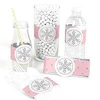 Algopix Similar Product 6 - Big Dot of Happiness Pink Winter