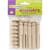 Algopix Similar Product 14 - Creativity Street Woodcrafts Doll Pins