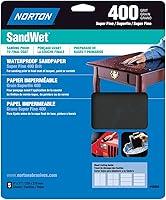 Algopix Similar Product 19 - Norton 48060 Sandwet Sandpaper 400