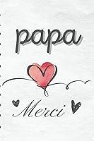 Algopix Similar Product 7 - Papa Merci Blocnotes pour papa avec