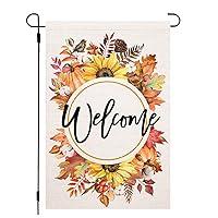 Algopix Similar Product 1 - Fall Garden Flag 12x18 Inch Double