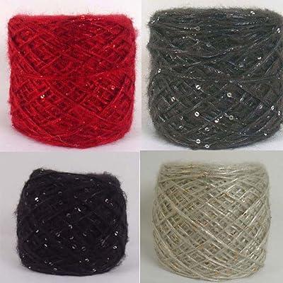 Sequin Yarn Knitting, Sequins Crochet Yarns
