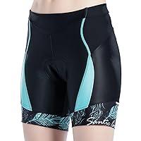 Algopix Similar Product 1 - Santic Womens Cycling Shorts Padded 4D