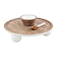 Algopix Similar Product 4 - Mud Pie Pedestal Chip N Dip server 3