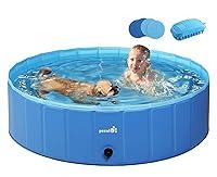 Algopix Similar Product 17 - Pecute Dog Pool Foldable Portable Dog