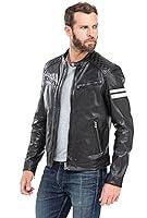 Algopix Similar Product 2 - SKINOUTFIT Mens Genuine Lambskin