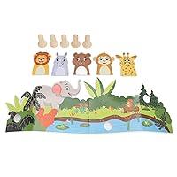 Algopix Similar Product 15 - Cartoon Animal Finger Puppet Set Funny