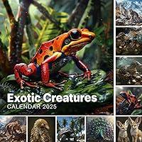 Algopix Similar Product 6 - Exotic Creatures Calendar 2025 365