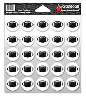 Algopix Similar Product 19 - Award Decals Football Black on White
